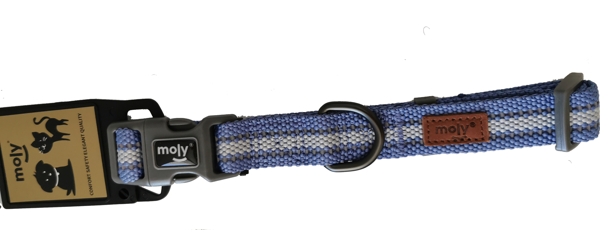 COLLAR MOLY EASY URBAN REFLECTIVO 2.5*43-66 CM