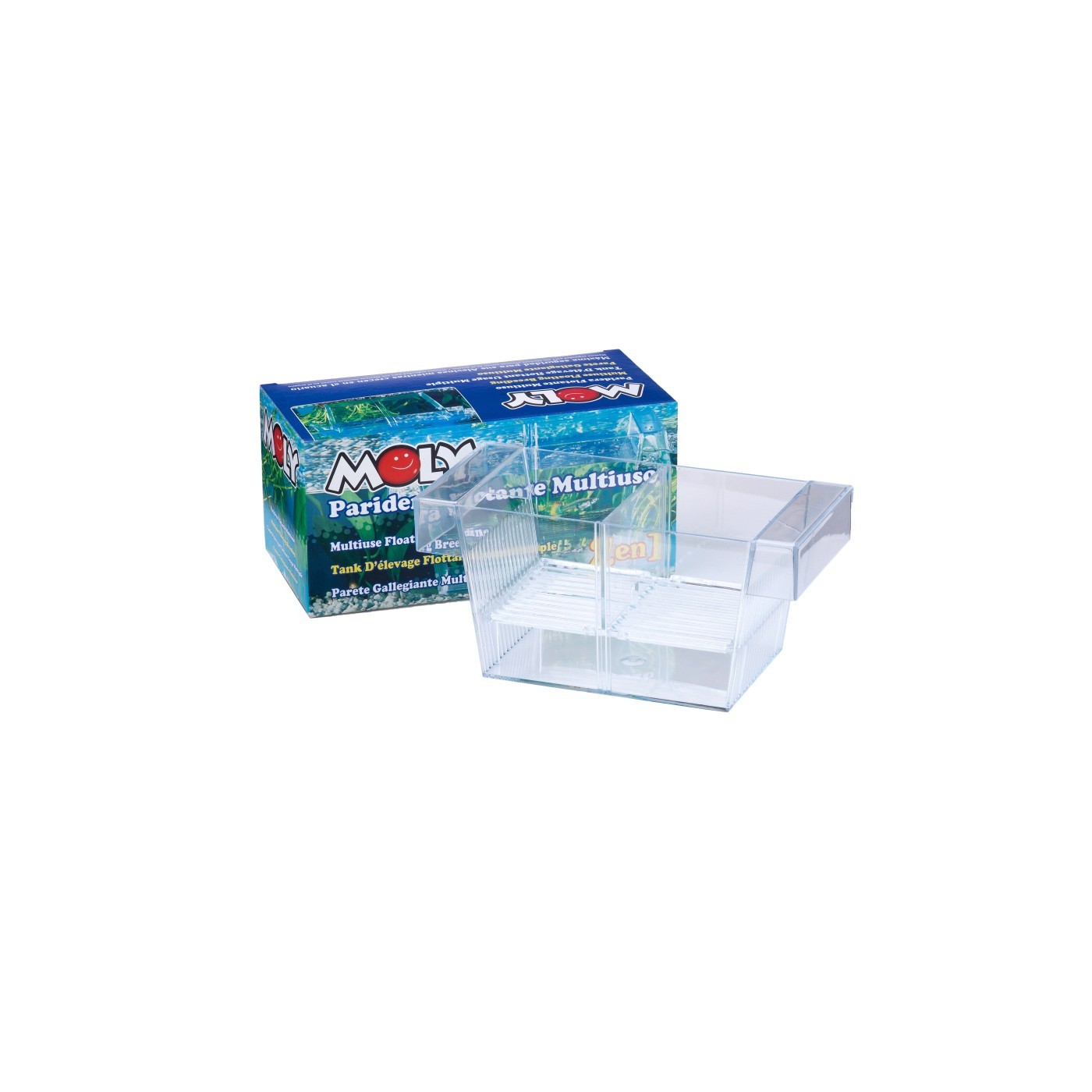 PARIDERA FLOTANTE 2 EN 1 MOLY 21X10X9,5 CM