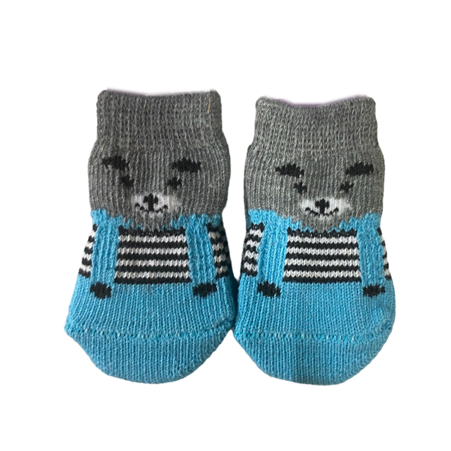 Calcetines Antideslizantes para Perros Talla M | Pack 4 con Base de Silicona – Moly