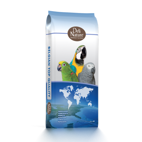 Loros Supreme Fruit Deli Nature 15 kg |  Con Frutas Naturales | Alimentación Completa y Equilibrada para Loros y Cotorras