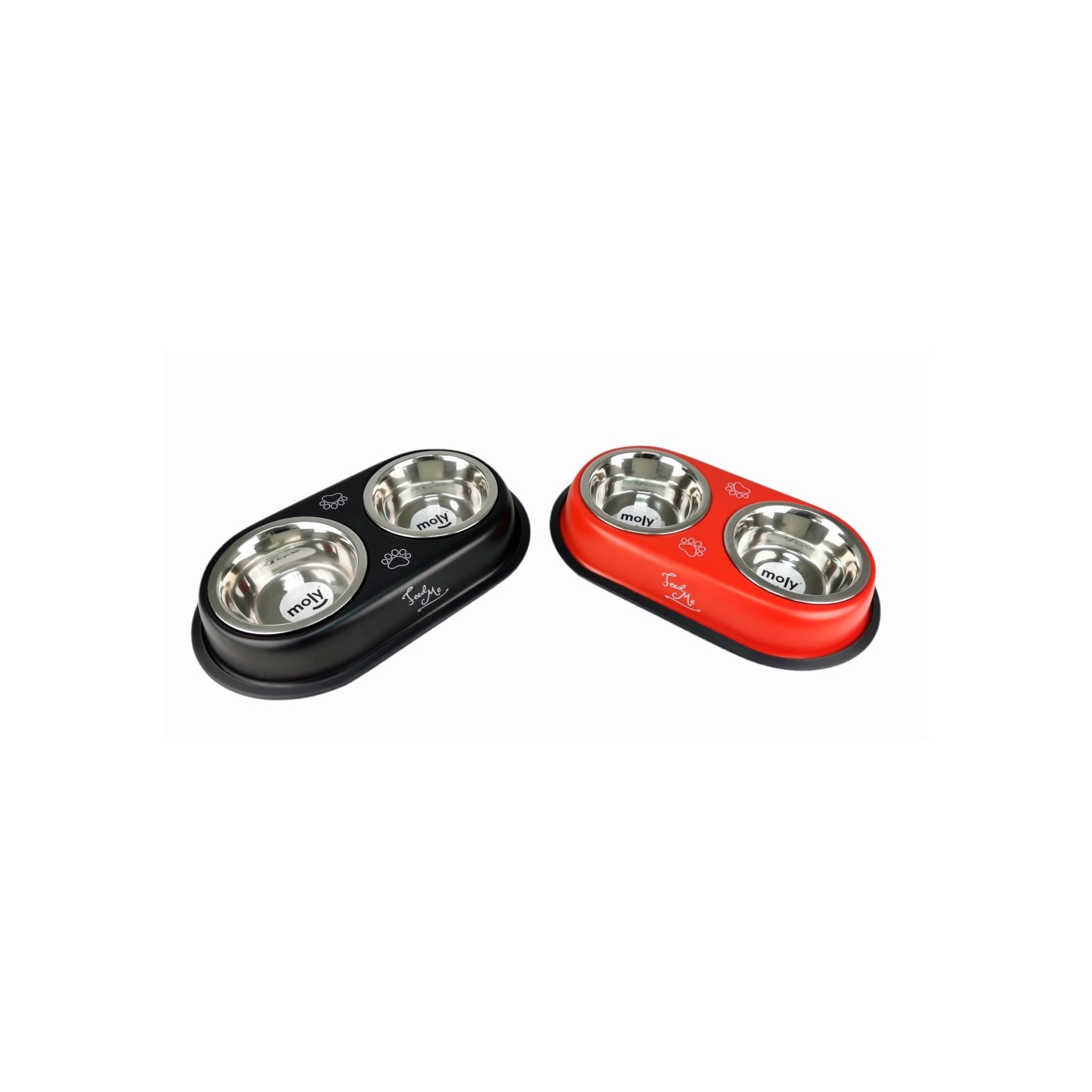COMEDERO DOBLE DRAW 13,5CM 2X0,60L NEW 
