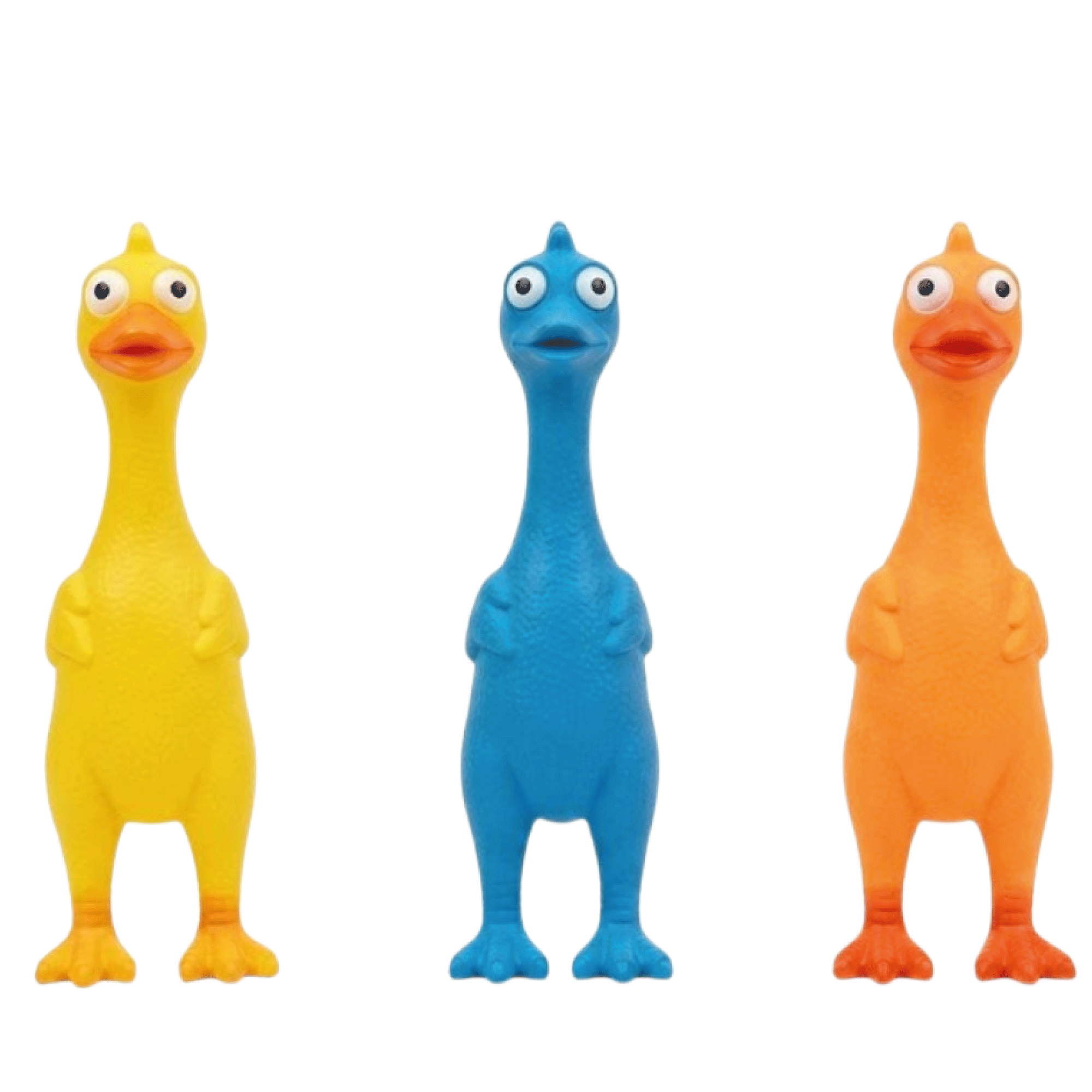JUGUETE LATEX POLLO FUNNY 28cm