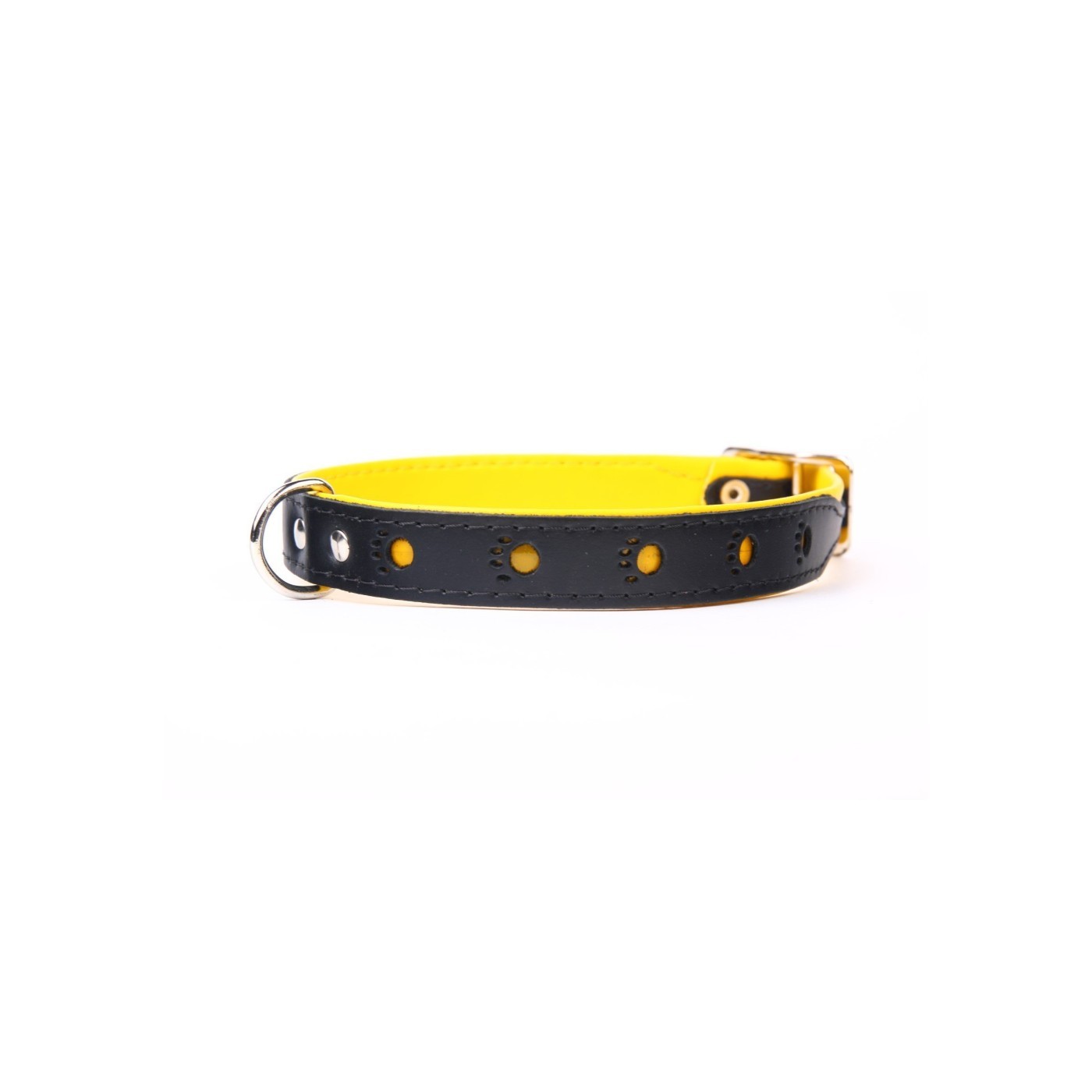 COLLAR PIEL LUXURY HUELLA 45 CM