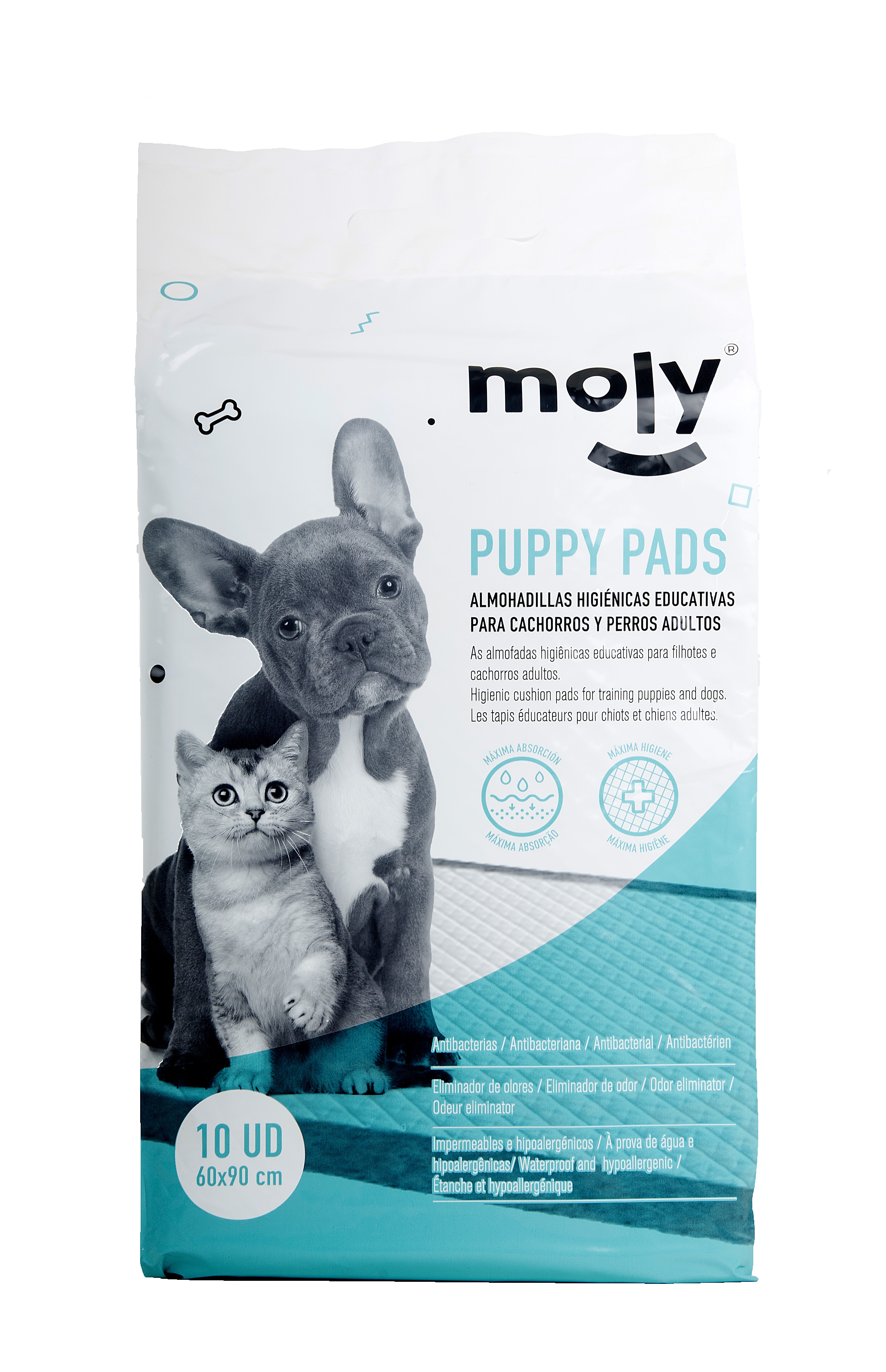MOLY PUPPY PADS GRAND. 60 X 90cm 10 PCS