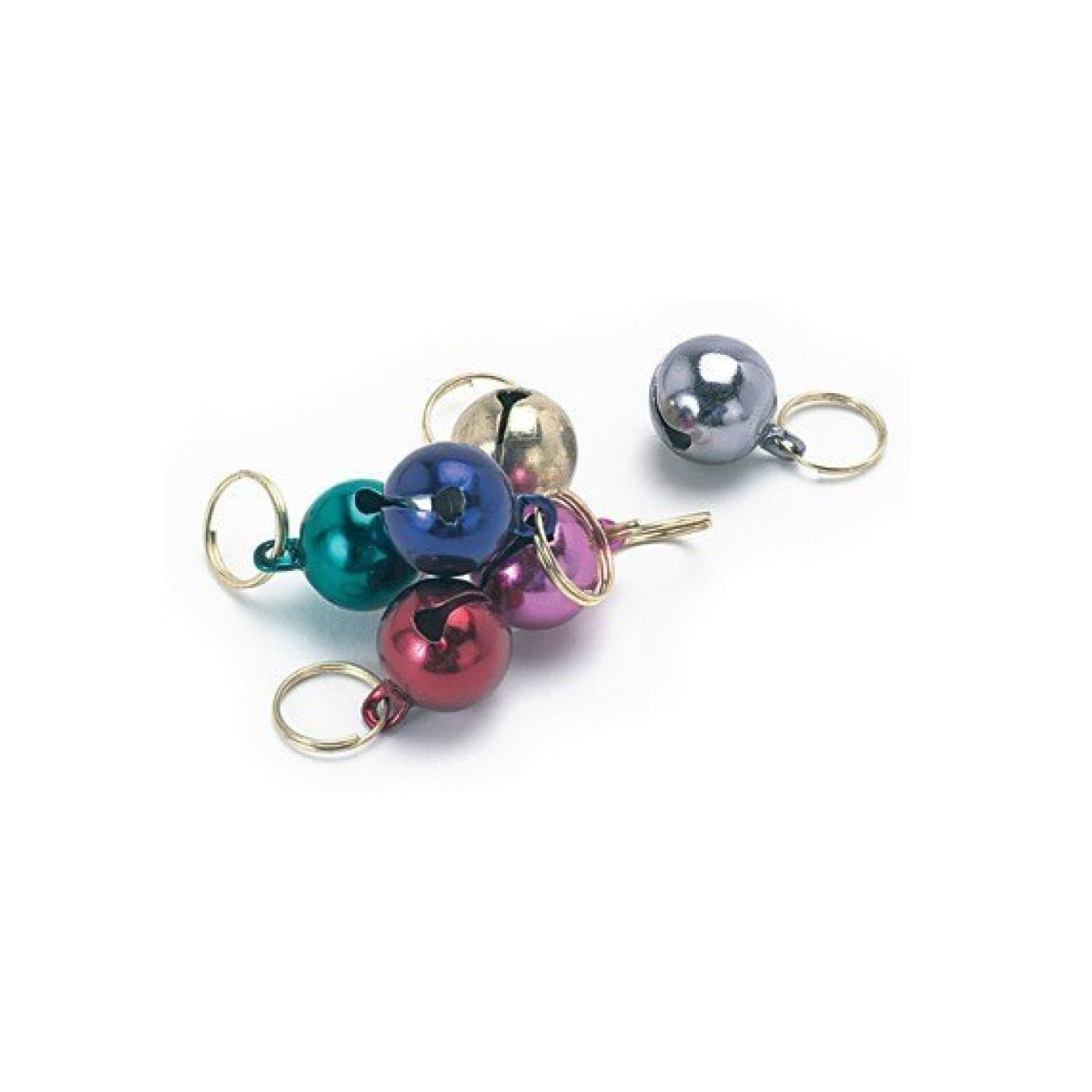 Expositor de 24 Cascabeles para Collar con Sonido | Colores Surtidos para Perros y Gatos – Moly